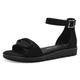 Sandalette MARCO TOZZI Gr. 40, schwarz Damen Schuhe Sandaletten Sommerschuh, Sandale, Keilabsatz, mit Strass-Steinen