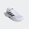 Tennisschuh ADIDAS PERFORMANCE, Gr. 43, schwarz-weiß (cloud weiß, core schwarz, grau two), Textil, Synthetik, sportlich, Schuhe, geeignet für Hartplatz und Sandplatz
