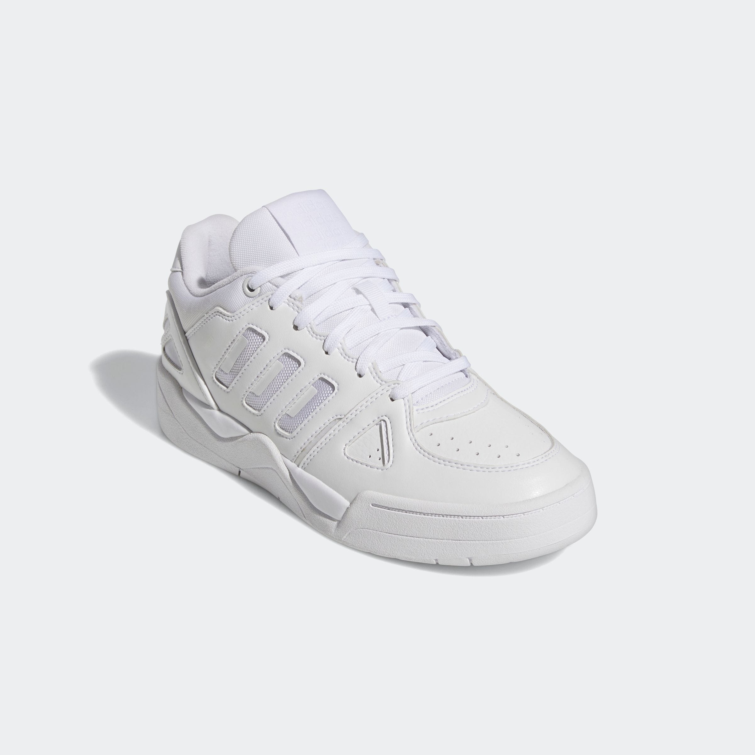 Sneaker ADIDAS SPORTSWEAR "MIDCITY LOW", Damen, Gr. 40, weiß (cloud weiß, cloud weiß, grau one), Synthetik, Textil, Schuhe Sneaker