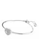 Swarovski Bracelets - Hyperbola bangle, Heart, Rhodium plated - white - Bracelets for ladies