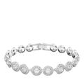 Swarovski Bracelets - Angelic Round cut Pavé Rhodium plated - white - Bracelets for ladies