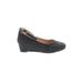 Dress Shoes: Pumps Wedge Casual Black Solid Shoes - Kids Girl's Size 3