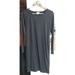 Lularoe Dresses | Guc Lularoe Black Long Sleeve Bodycon Midi Dress Size Medium | Color: Black | Size: M