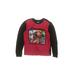 Star Wars Sweatshirt: Red Color Block Tops - Kids Boy's Size 14