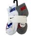 Nike Accessories | Nike Boys Socks 6 Pairs | Color: Gray/White | Size: 10c-3y