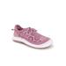 Women's Sunny Plant Based Lace Up Sneaker by Jambu in Blush (Size 6 1/2 M)