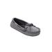 Women's Selena Moc Slip On Flat by LAMO in Grey (Size 6 1/2 M)