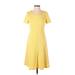 Talbots Cocktail Dress - A-Line: Yellow Dresses - Women's Size 4