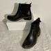 Kate Spade Shoes | Kate Spade Solstice Black Rain Boots Women’s Size 7 Gold Trim Pull-On Booties | Color: Black | Size: 7.5