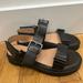 Madewell Shoes | Madewell - Black Sandals Size 6 | Color: Black | Size: 6