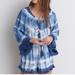 American Eagle Outfitters Pants & Jumpsuits | American Eagle Outfitters Tie Dye Romper | Color: Blue/White | Size: S