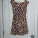 Free People Dresses | Free People Forget Me Not Flower Print Mini Dress Size 2 | Color: Brown/Orange | Size: 2