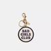 Coach Accessories | Coach Bad Girls Club Bag Charm In Signature Canvas | Color: Black/White | Size: Os