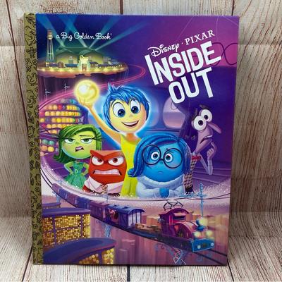 Disney Other | Disney Pixar Inside Out Hardcover Book A Big Golden Book | Color: Blue/Purple | Size: Osg
