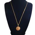 Burberry Jewelry | Burberry Vintage Gold Knightsbridge Authentic Upcycled Button Necklace | Color: Gold | Size: Os