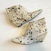 Anthropologie Shoes | Anthro Matisse Cowhide Wedge Booties Size 8.5 Euc | Color: Brown/White | Size: 8.5