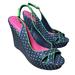 Lilly Pulitzer Shoes | Lilly Pulitzer Picture Perfect Espadrille - Euc - Size 8 1/2 | Color: Blue/Green | Size: 8.5