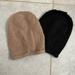 Free People Accessories | Fp Knit Beanie Bundle | Color: Black/Cream | Size: Os