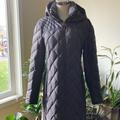 Michael Kors Jackets & Coats | New Michael Kors Grey Nylon Packable Down Fill Hooded Puffer Coat Size M | Color: Gray | Size: M