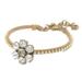 Gucci Jewelry | Gucci Crystal Double G Bracelet Gold 651557 | Color: Gold | Size: Os