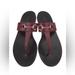 Gucci Shoes | Gucci Leather Thong Sandal Size 8 | Color: Purple | Size: 8