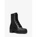 Michael Kors Shoes | Michael Michael Kors Brea Stretch-Knit And Leather Combat Boot 8 Black New | Color: Black | Size: 8