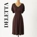 Anthropologie Dresses | Anthropologie Deletta 2 Piece Back Porch Lightweight Brown Rayon Modal Dress | Color: Brown | Size: S