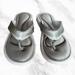 Nike Shoes | Nike Women's Grey And Silver Flipflops | Color: Silver | Size: 8