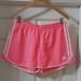 Adidas Shorts | Adidas Women's Athletic Shorts. Color Is Pink With White Stripes. Size Is L. | Color: Pink/White | Size: L