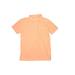 Crewcuts Short Sleeve Polo Shirt: Orange Solid Tops - Kids Boy's Size 14