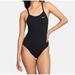 Nike Swim | Nike Women’s Hydrastrong Racerback One-Piece Swimsuit Black Size 4 Nwt | Color: Black | Size: 4