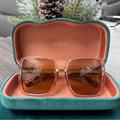 Gucci Accessories | Authentic Gucci Square Framed Sunshades | Color: Brown/Pink/Tan | Size: Os