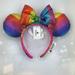Disney Accessories | Disney Ears - Sequin Rainbow Ears | Color: Blue/Pink | Size: Os