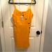 American Eagle Outfitters Dresses | 5 For $25 American Eagle Yellow Cotton Linen Button Front Sun Dress | Color: Yellow | Size: M