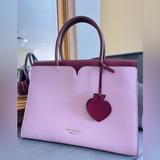 Kate Spade Bags | Kate Spade Spencer Large Satchel/Pink Handbag/Tote/Shoulder Bag | Color: Pink/Red | Size: Os