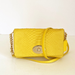 Coach Bags | Coach Crosstown Python Embossed Leather Crossbody Bag | Color: Yellow | Size: Os