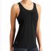 Athleta Tops | Athleta Womens Xs Black Gel Mesh Supercharged 2-In-1 Workout Tank Top | Color: Black/Gray | Size: Xs