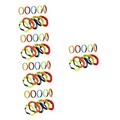 BESPORTBLE 50 Pcs Strap Elastic Race Bands Potato Sack Pinatas for Birthday Party Three Legged Race Bands Exercise Stretch Bands Relay Race Leg Bands Parent-child Airplane Elastic Band Aldult