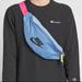 Nike Bags | New Nike Fenny Bag Front Zipper And Back Zip Pocket Inside New With Tag | Color: Blue/Pink | Size: Os
