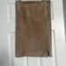 Gucci Skirts | Gucci | Authentic Vtg Gucci Camel Tan Midi Suede Skirt. Size 28/29 | Color: Cream/Tan | Size: 6