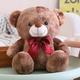 EacTEL kawaii rainbow teddy bear toy stuffed animal doll pillow bow bear birthday gift for girls 35cm 4