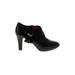 J. Renee Heels: Black Solid Shoes - Women's Size 5 1/2 - Round Toe