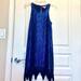 Lilly Pulitzer Dresses | Lilly Pulitzer Royal Blue Shiny/Fringe Shift Dress (Size Xs) | Color: Blue | Size: Xs