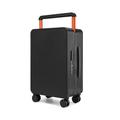 GACHA Hard Shell Suitcase Luggage,Suitcase Trolley Carry On Hand Cabin Luggage Hard Shell Travel Bag Lightweight with TSA Lock,Suitcase Large Lightweight Hard Shell ABS Large Suitcase,Black,24