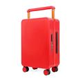GACHA Hard Shell Suitcase Luggage,Suitcase Trolley Carry On Hand Cabin Luggage Hard Shell Travel Bag Lightweight with TSA Lock,Suitcase Large Lightweight Hard Shell ABS Large Suitcase,Red,20