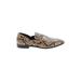 Trafaluc by Zara Flats: Tan Snake Print Shoes - Women's Size 37