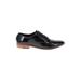 Sol Sana Flats: Slip-on Chunky Heel Casual Black Print Shoes - Women's Size 38 - Almond Toe