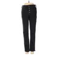 Madewell Jeans - Low Rise: Black Bottoms - Women's Size 24 Petite - Black Wash