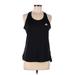 Adidas Active Tank Top: Black Activewear - Women's Size Medium