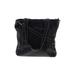 Vera Pelle Leather Satchel: Black Print Bags